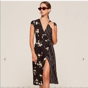 Reformation Sabrina Wrap Dress